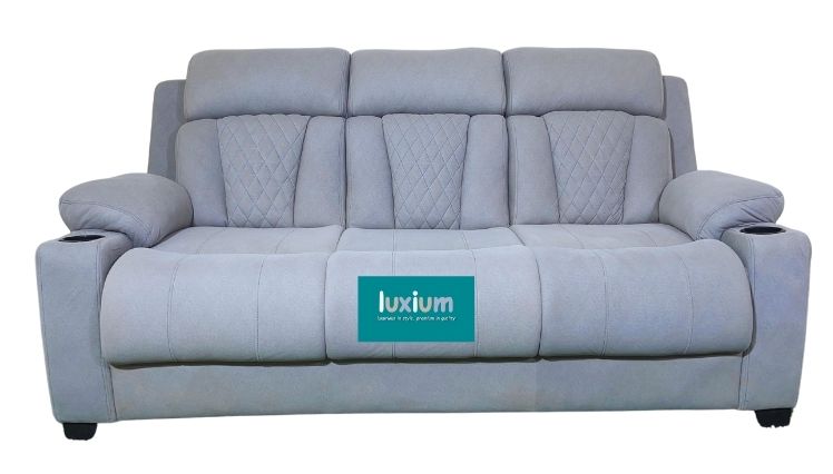 3+1+1 Light Grey color Recliner Sofa LRS001