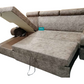 Fabric sofa cumbed and sleeper storage LSC004