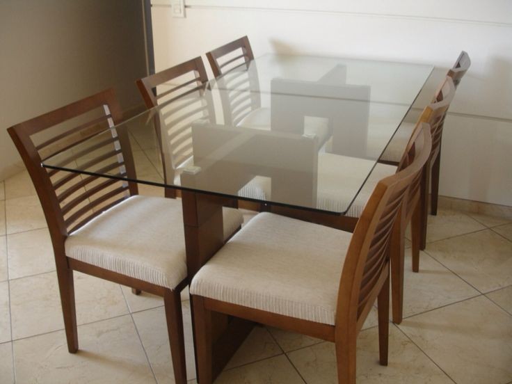 Dining table with Glass