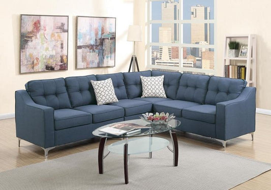 Light blue Color Corner sofa